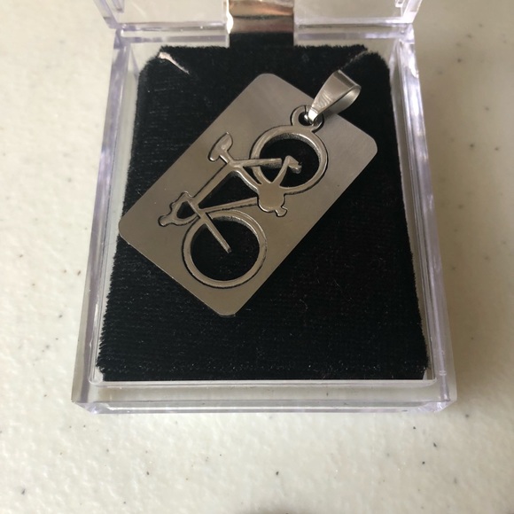 New Listing  Laser Cut Bike Pendant or Dog Tag - Picture 8 of 8
